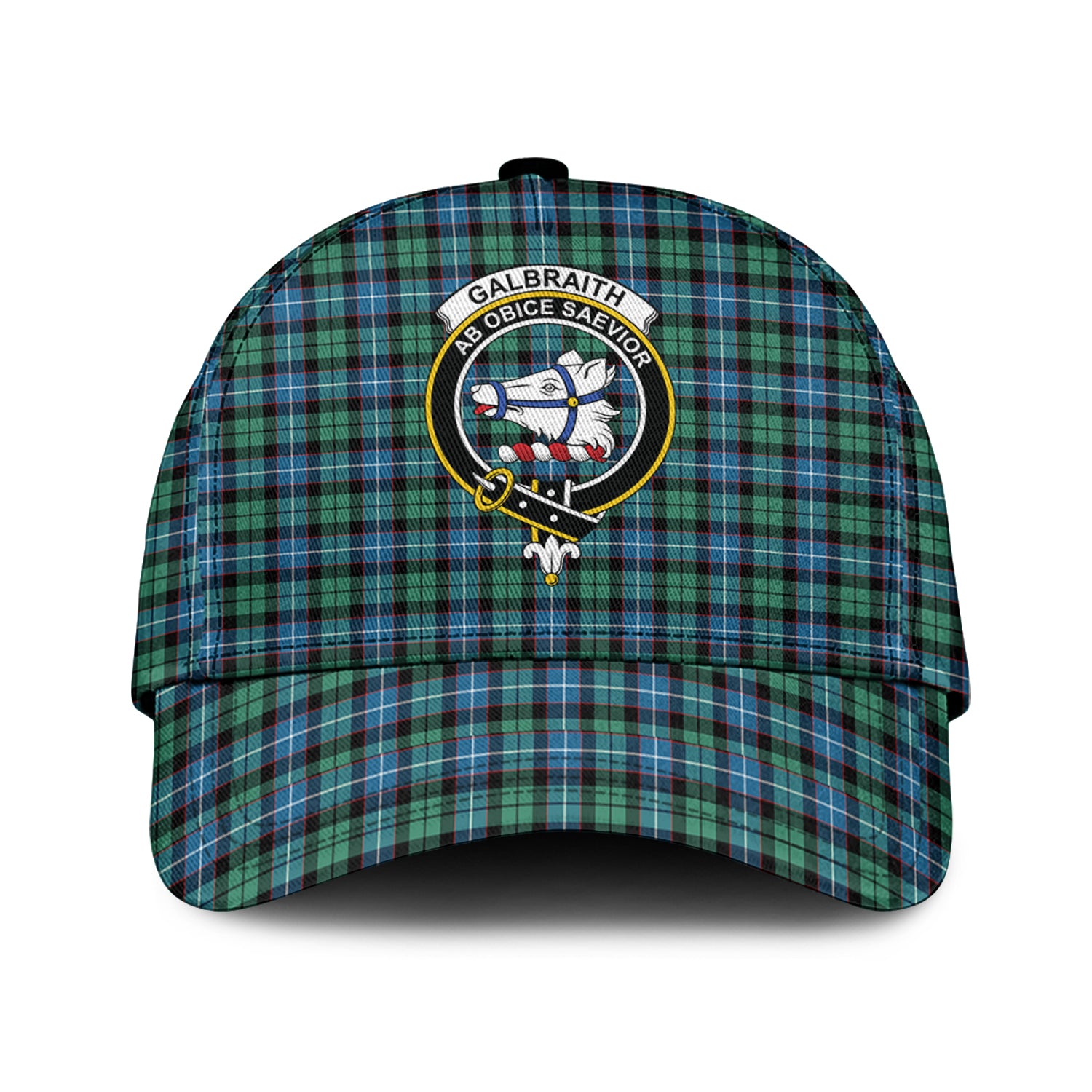 Galbraith Ancient Tartan Classic Cap with Family Crest Classic Cap Universal Fit - Tartan Vibes Clothing