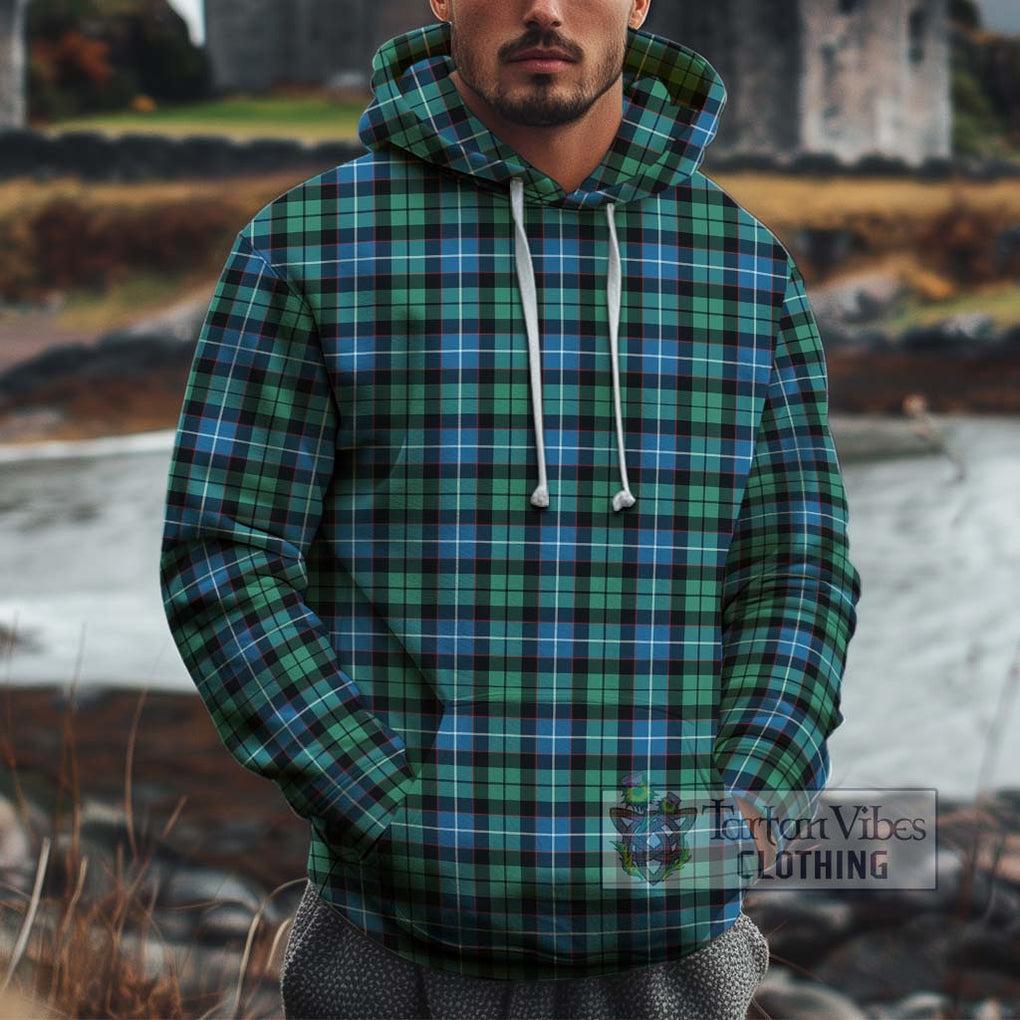 Galbraith Ancient Tartan Cotton Hoodie Pullover Hoodie XS - Tartan Vibes Clothing