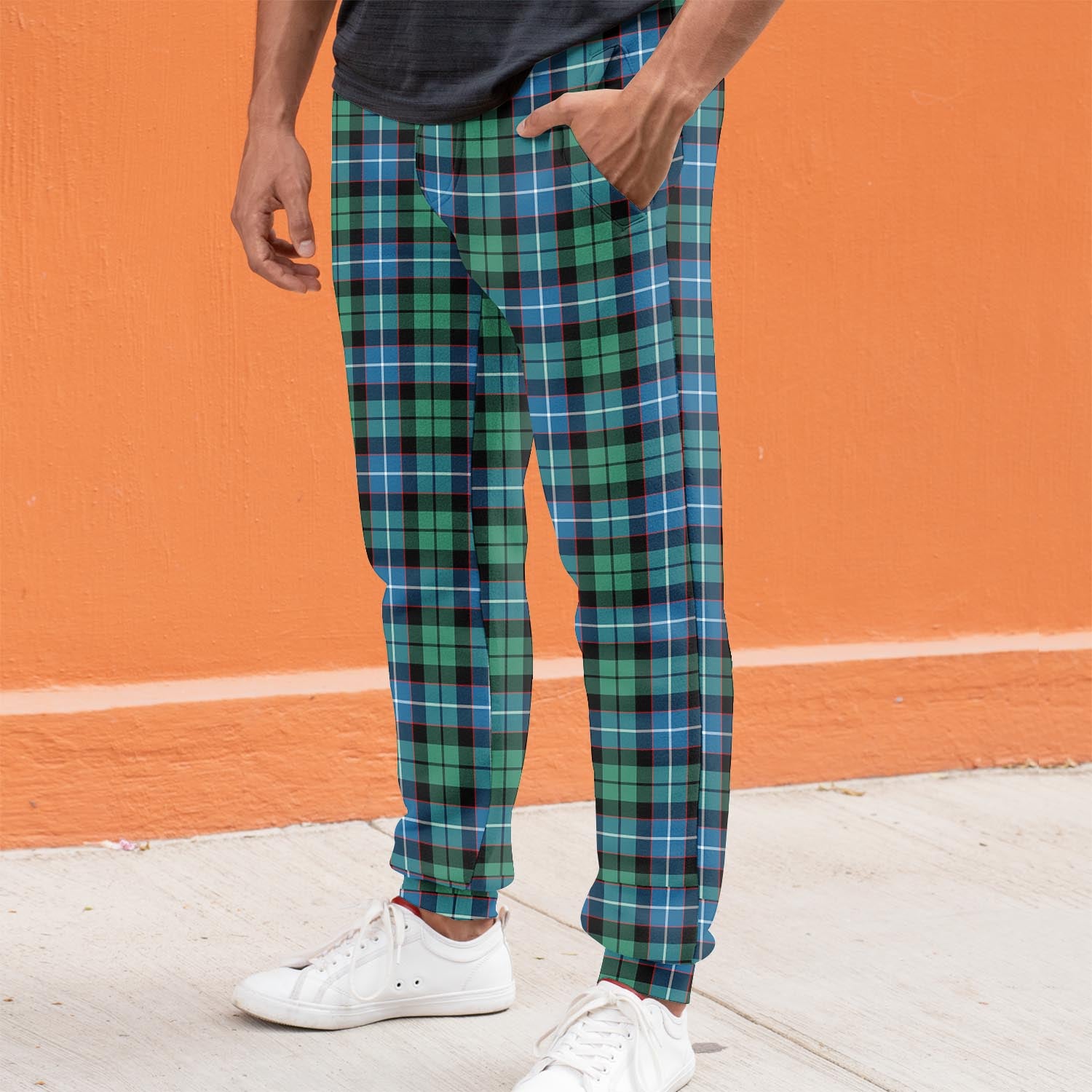 Galbraith Ancient Tartan Joggers Pants S - Tartan Vibes Clothing