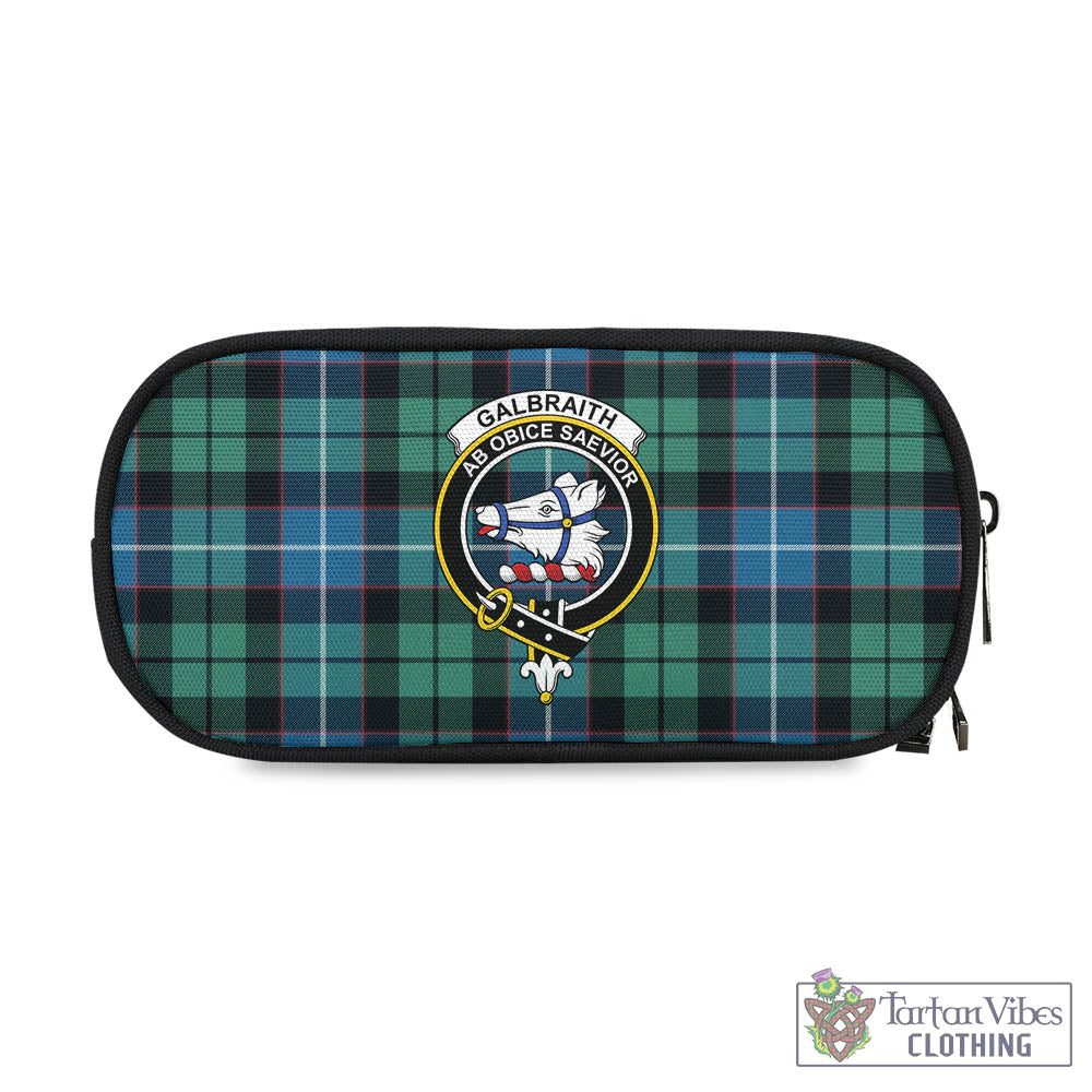 Tartan Vibes Clothing Galbraith Ancient Tartan Pen and Pencil Case with Family Crest