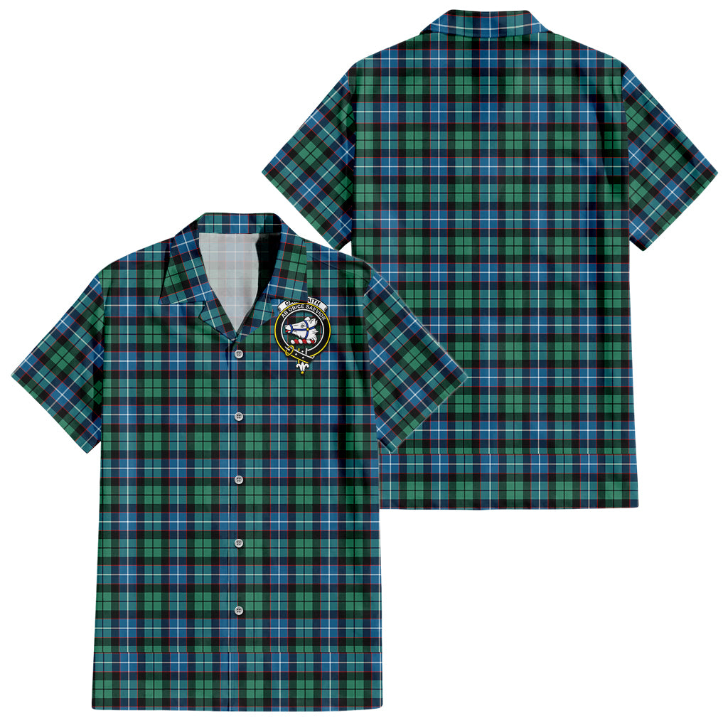 galbraith-ancient-tartan-short-sleeve-button-down-shirt-with-family-crest