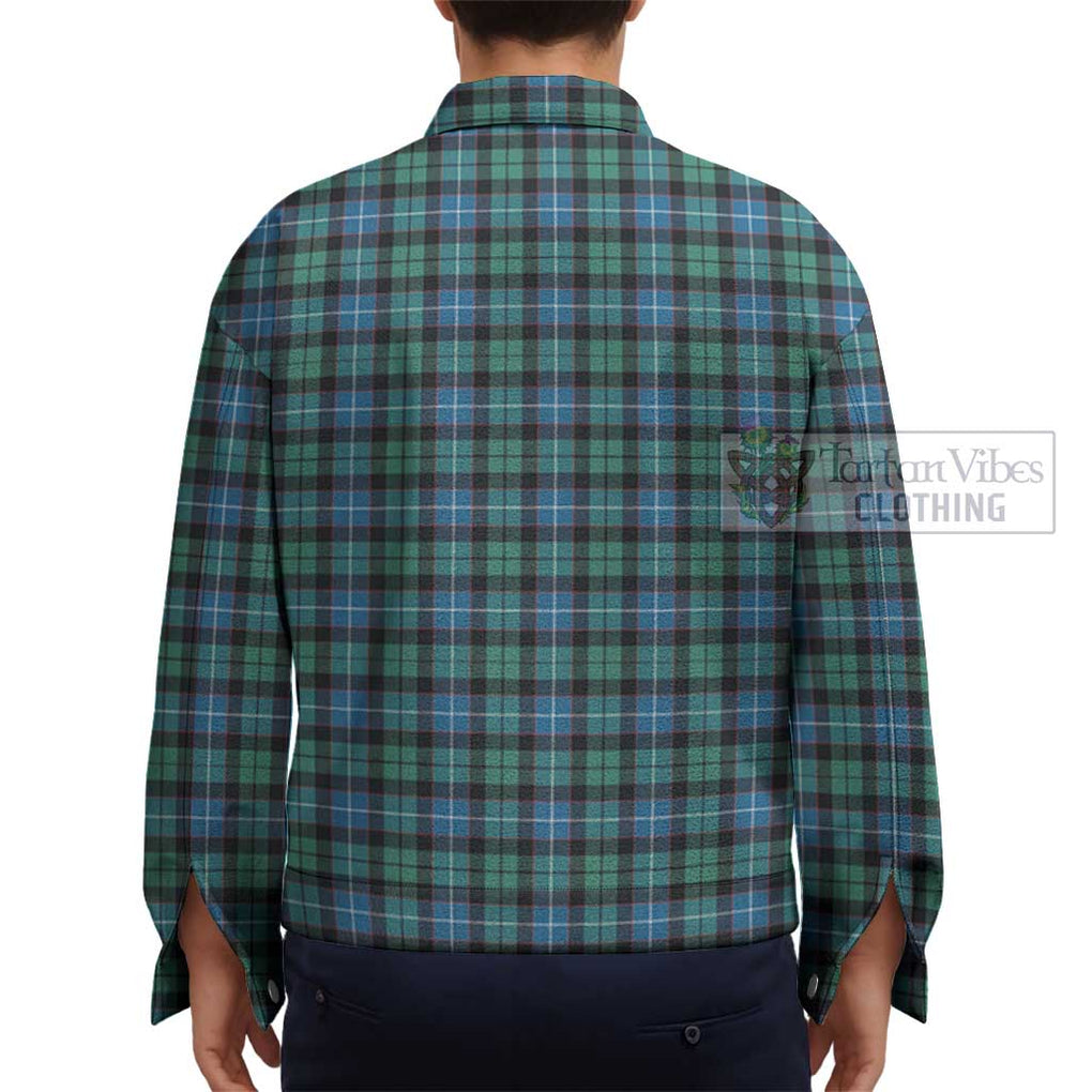 Galbraith Ancient Tartan Unisex Lapel Cotton Jacket - Tartan Vibes Clothing