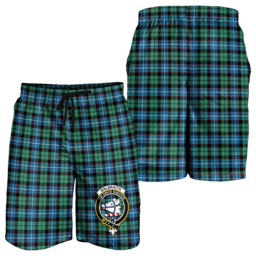 Galbraith Ancient Tartan Mens Shorts with Family Crest