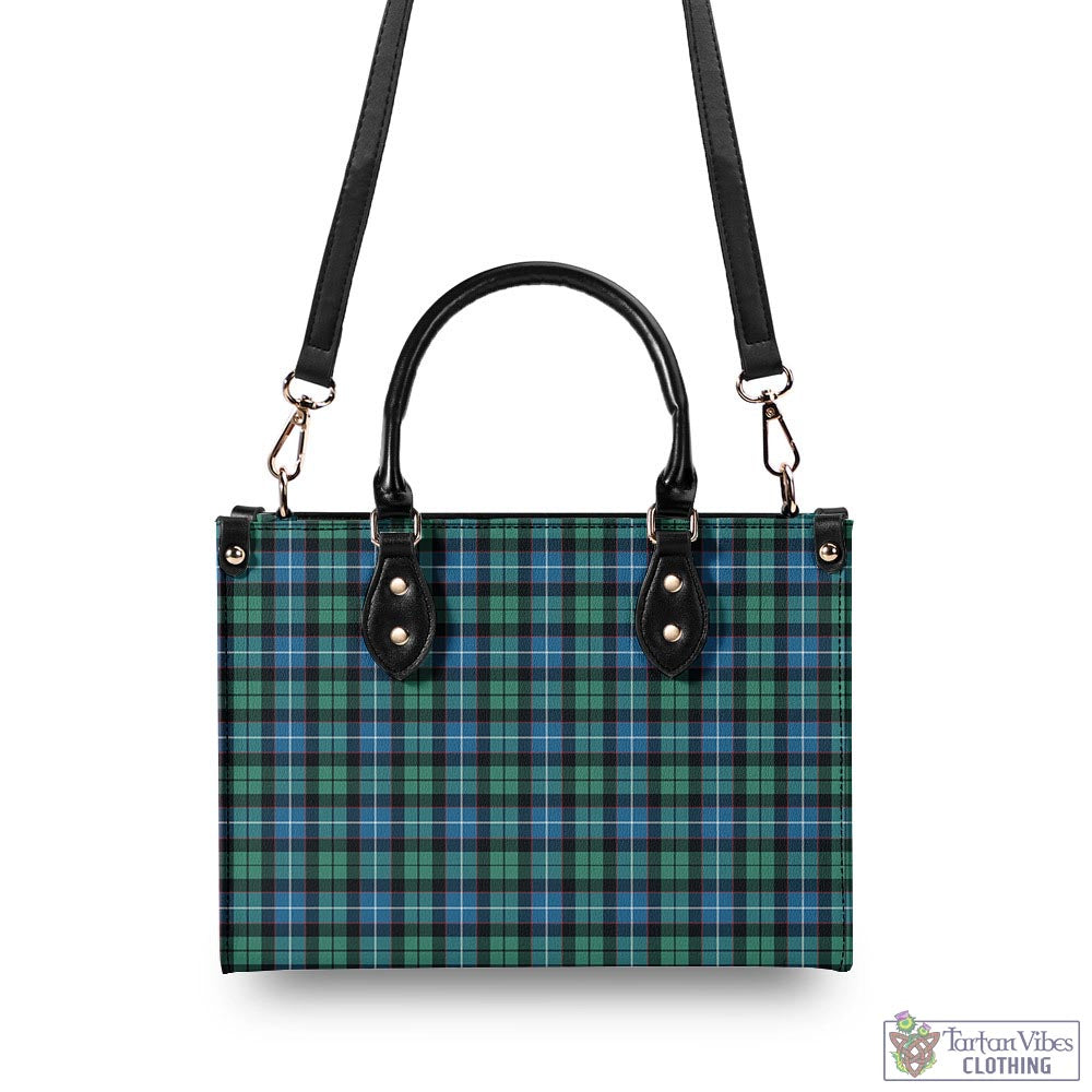 Tartan Vibes Clothing Galbraith Ancient Tartan Luxury Leather Handbags