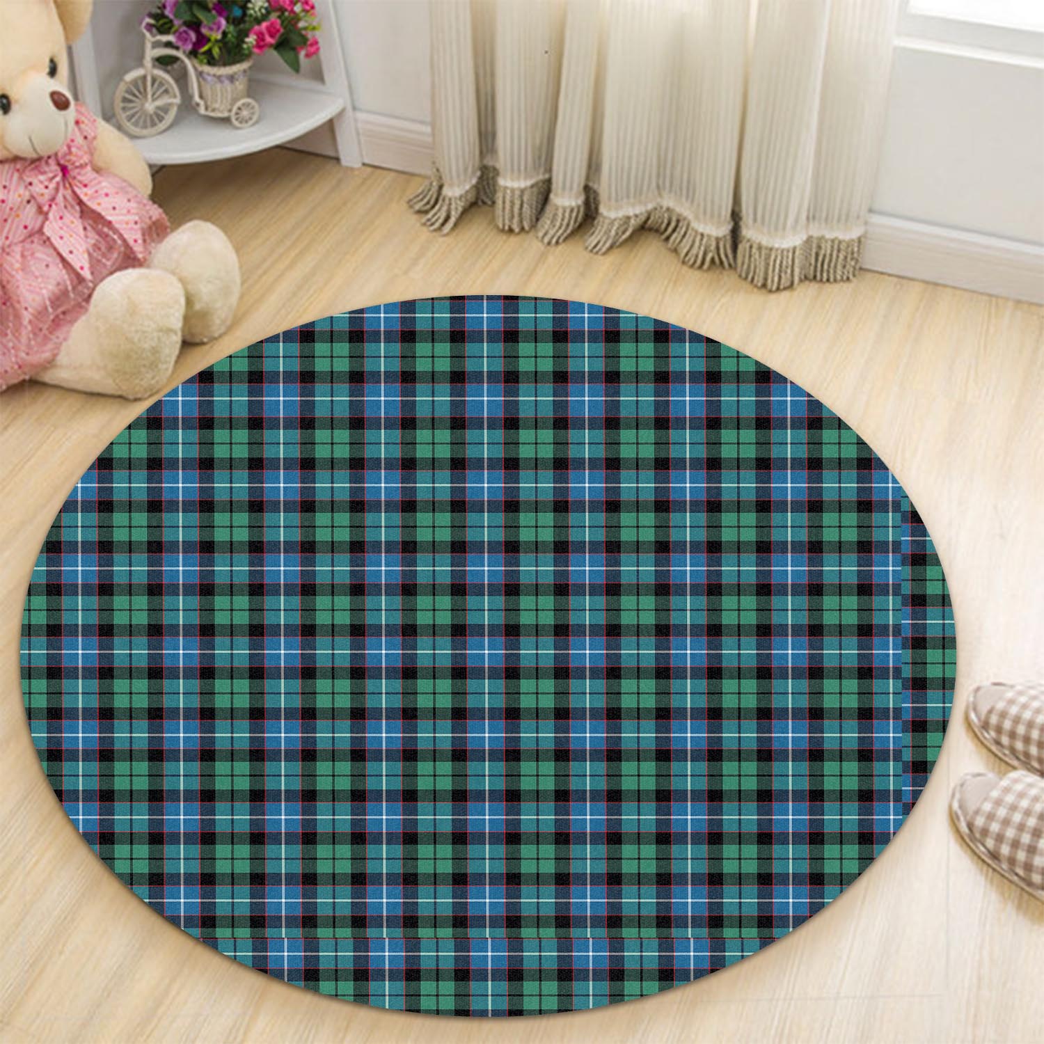 galbraith-ancient-tartan-round-rug