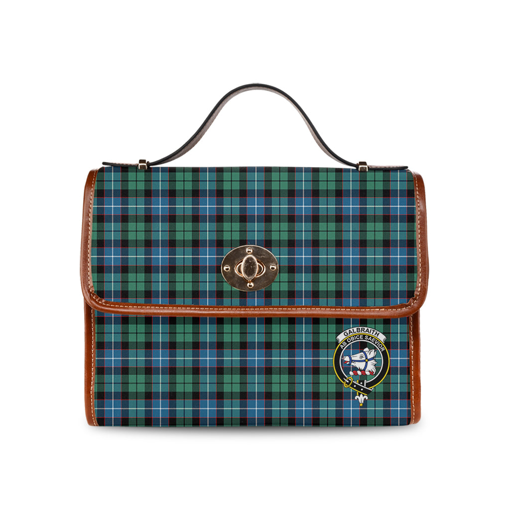 galbraith-ancient-tartan-leather-strap-waterproof-canvas-bag-with-family-crest