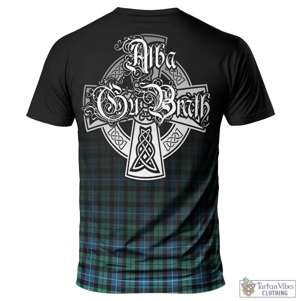 Tartan Vibes Clothing Galbraith Ancient Tartan T-Shirt Featuring Alba Gu Brath Family Crest Celtic Inspired