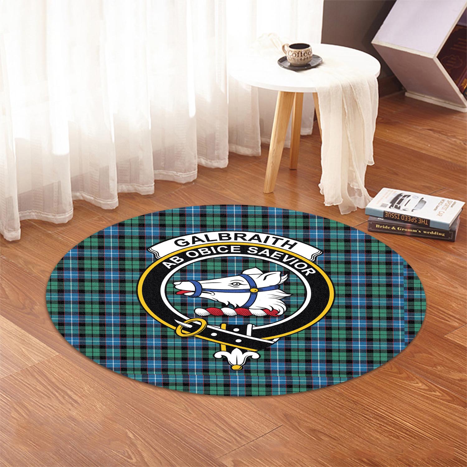 galbraith-ancient-tartan-round-rug-with-family-crest