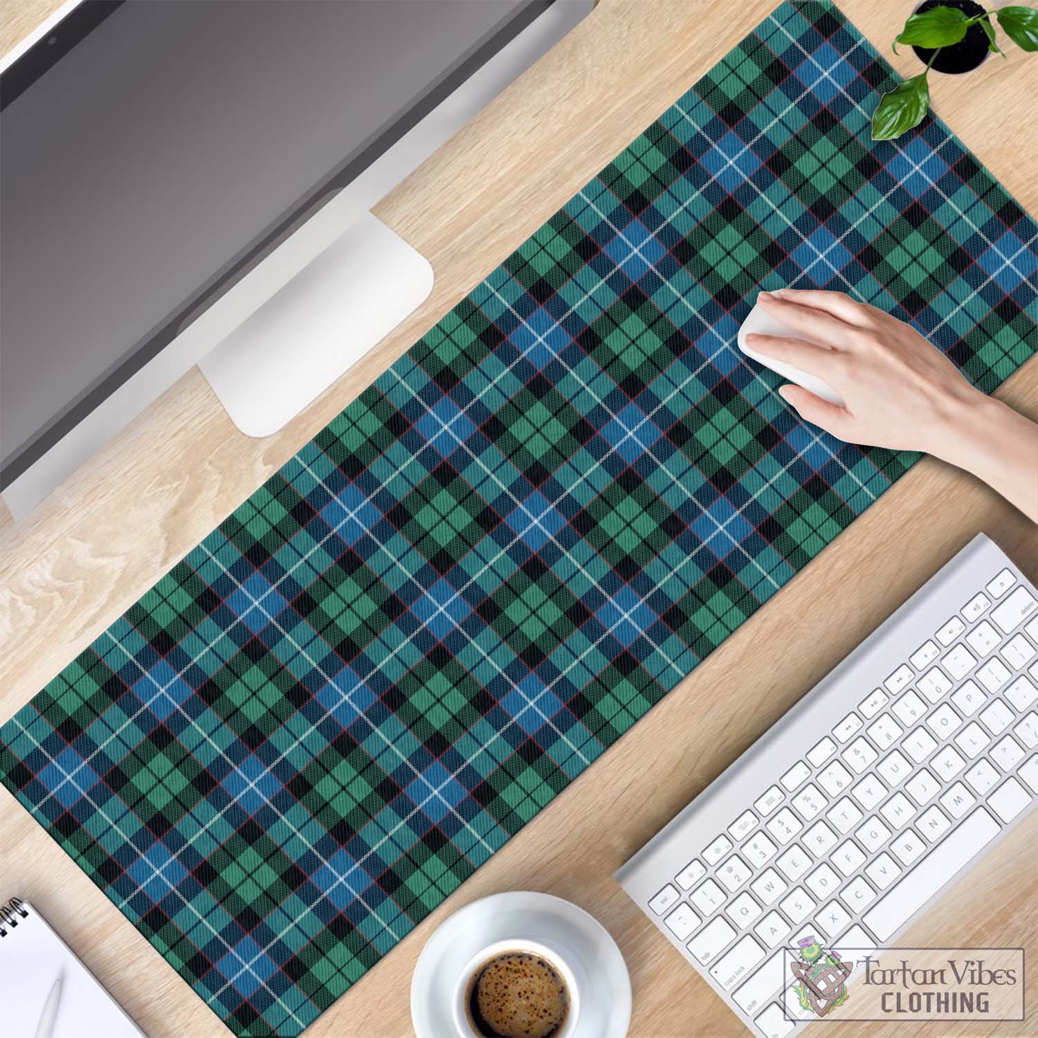 Tartan Vibes Clothing Galbraith Ancient Tartan Mouse Pad