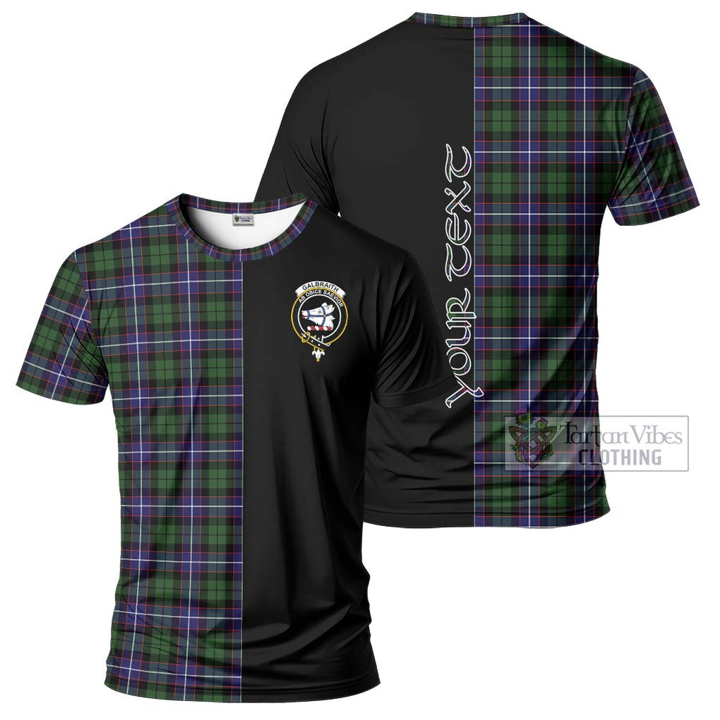 Galbraith Modern Tartan T-Shirt with Family Crest and Half Of Me Style Kid's Shirt - Tartanvibesclothing Shop