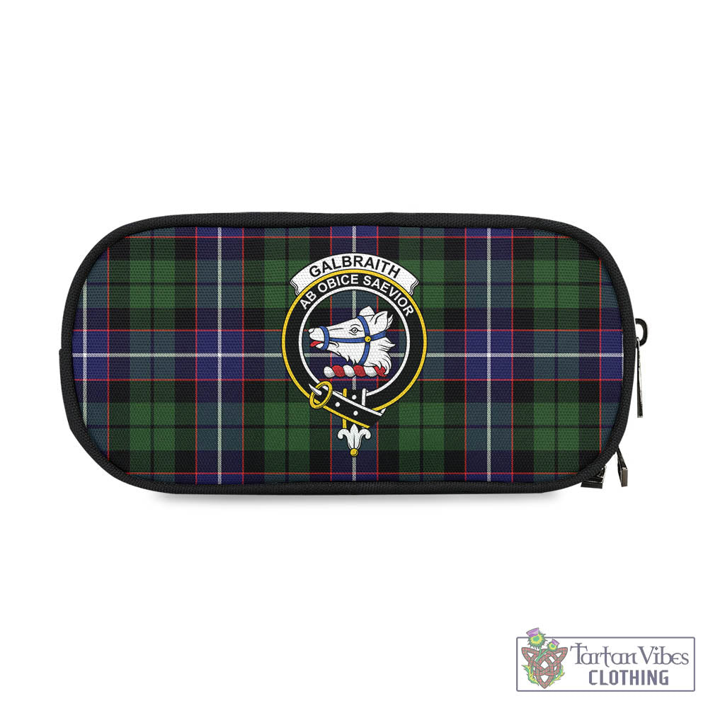 Tartan Vibes Clothing Galbraith Modern Tartan Pen and Pencil Case with Family Crest