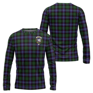 Galbraith Modern Tartan Long Sleeve T-Shirt with Family Crest