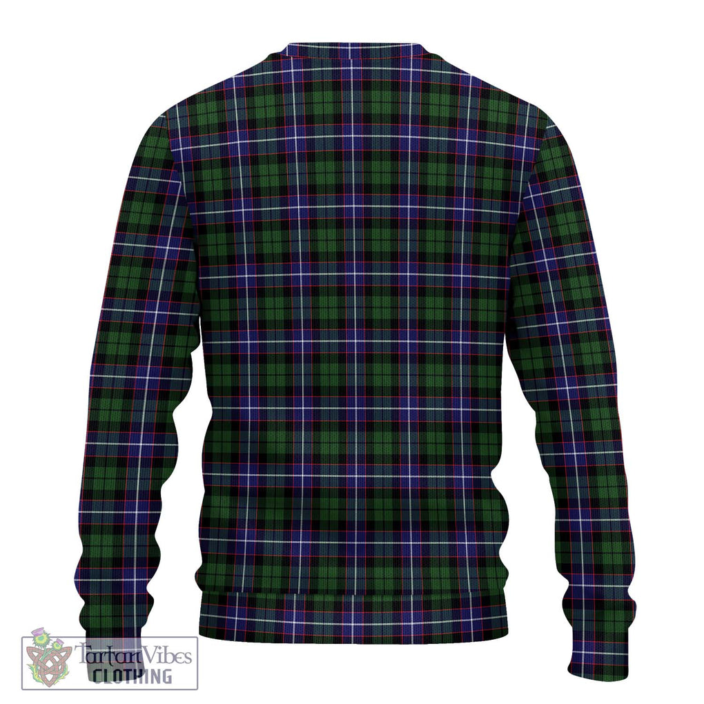 Galbraith Modern Tartan Knitted Sweater with Family Crest DNA In Me Style - Tartanvibesclothing Shop