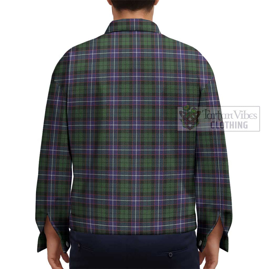 Galbraith Modern Tartan Unisex Lapel Cotton Jacket - Tartan Vibes Clothing