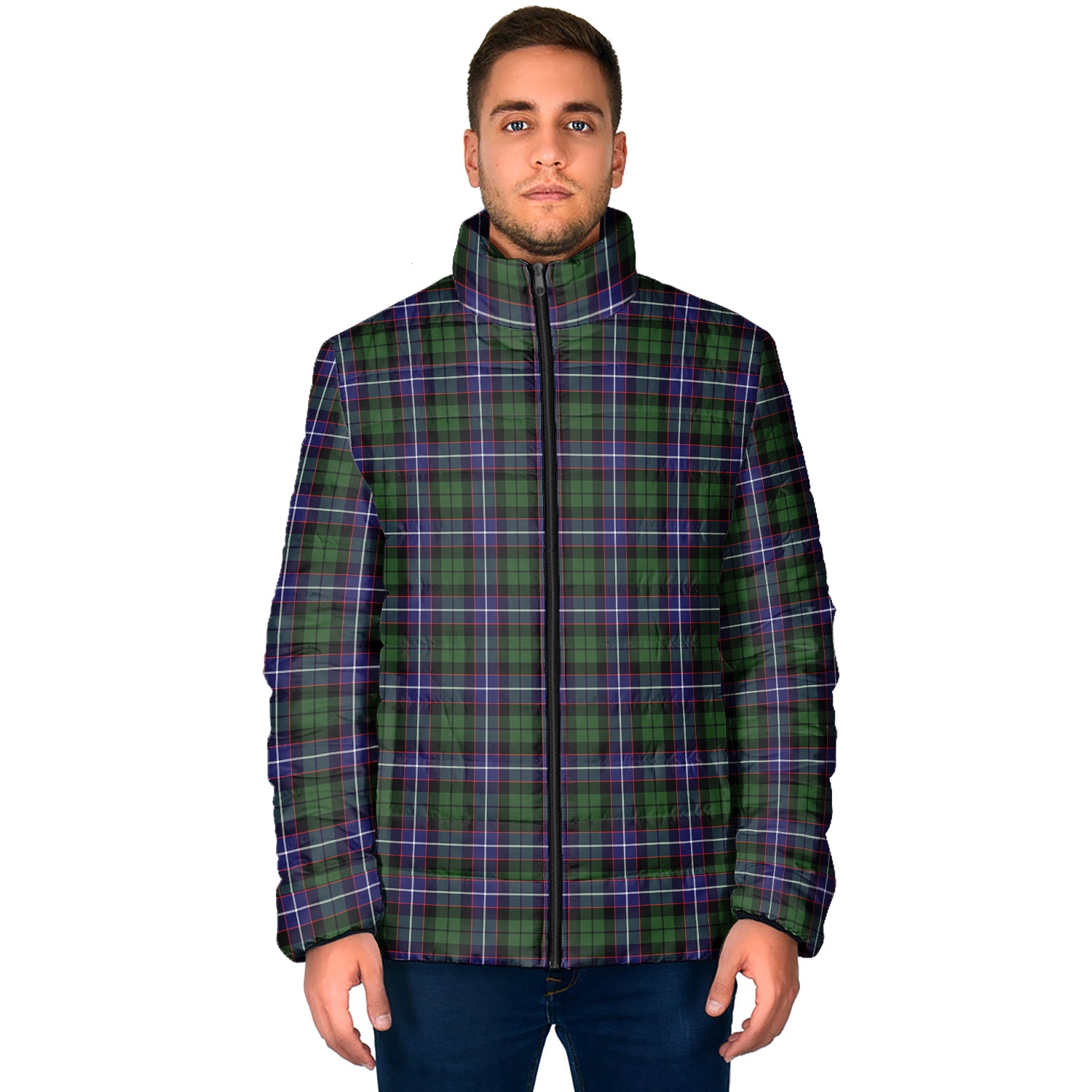 Galbraith Modern Tartan Padded Jacket - Tartan Vibes Clothing