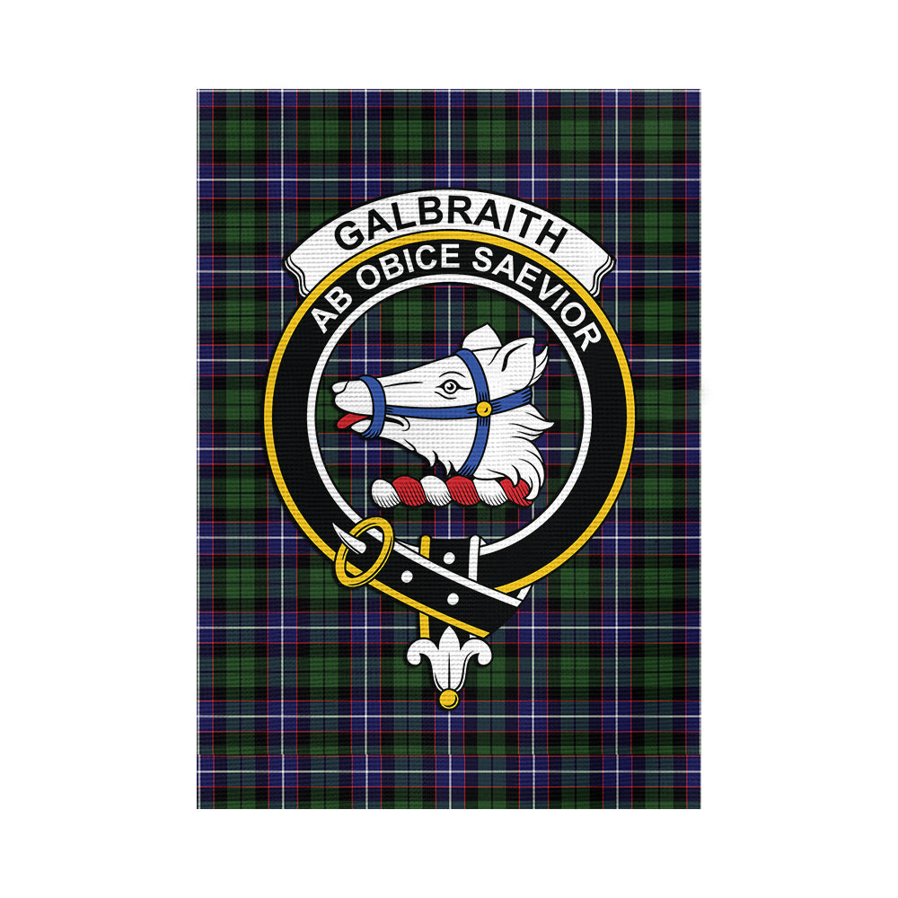 Galbraith Modern Tartan Flag with Family Crest - Tartan Vibes Clothing