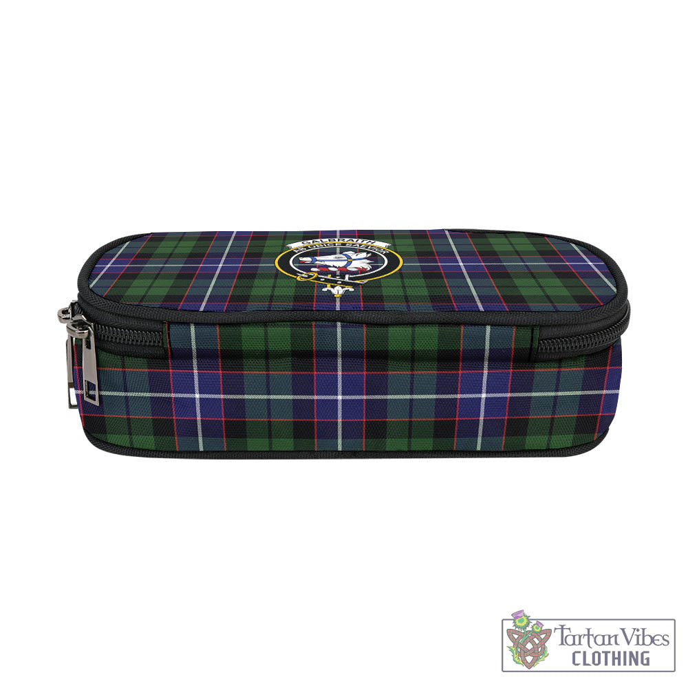 Tartan Vibes Clothing Galbraith Modern Tartan Pen and Pencil Case with Family Crest