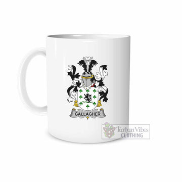 Gallagher Irish Clan Coat of Arms Ceramic Mug