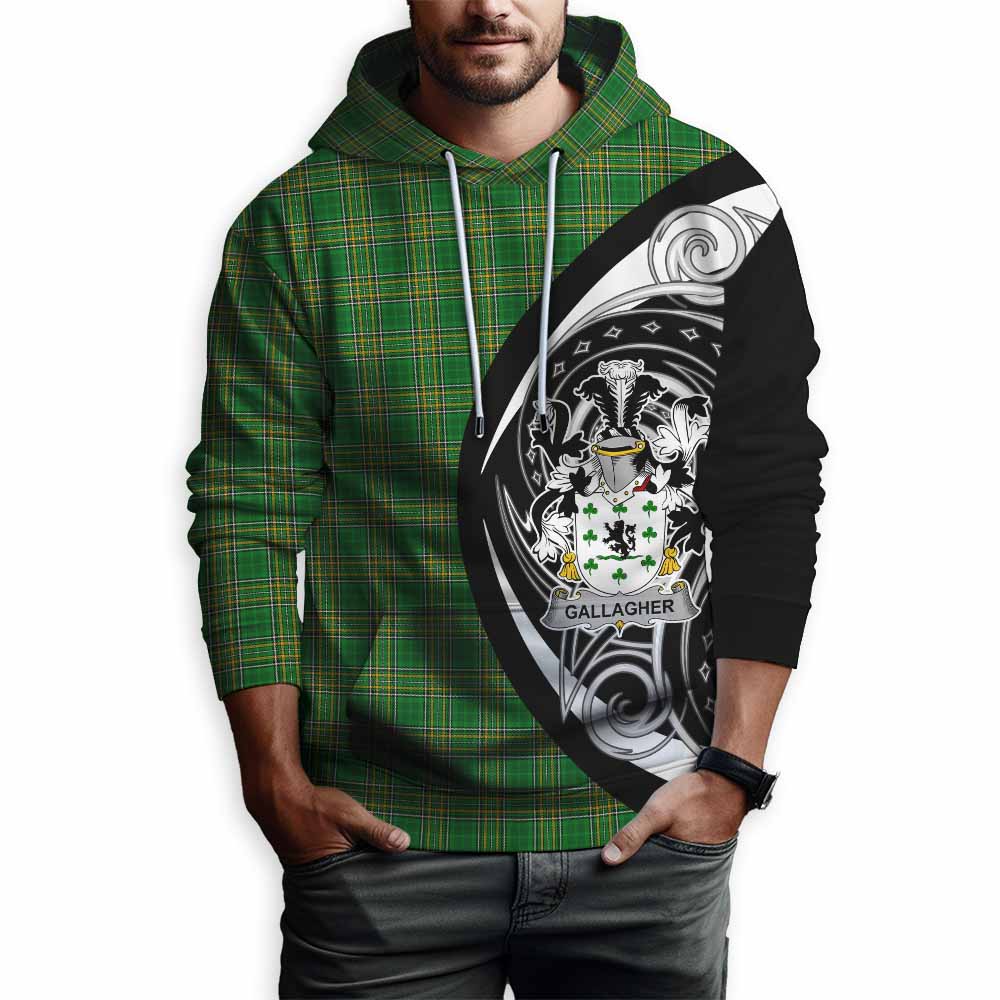 Gallagher Irish Clan Hoodie Celtic Circle Style Pullover Hoodie - Tartan Vibes Clothing