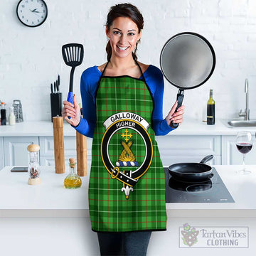 Galloway Tartan Apron with Family Crest