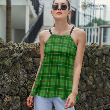 Galloway Tartan Loose Halter Neck Camisole