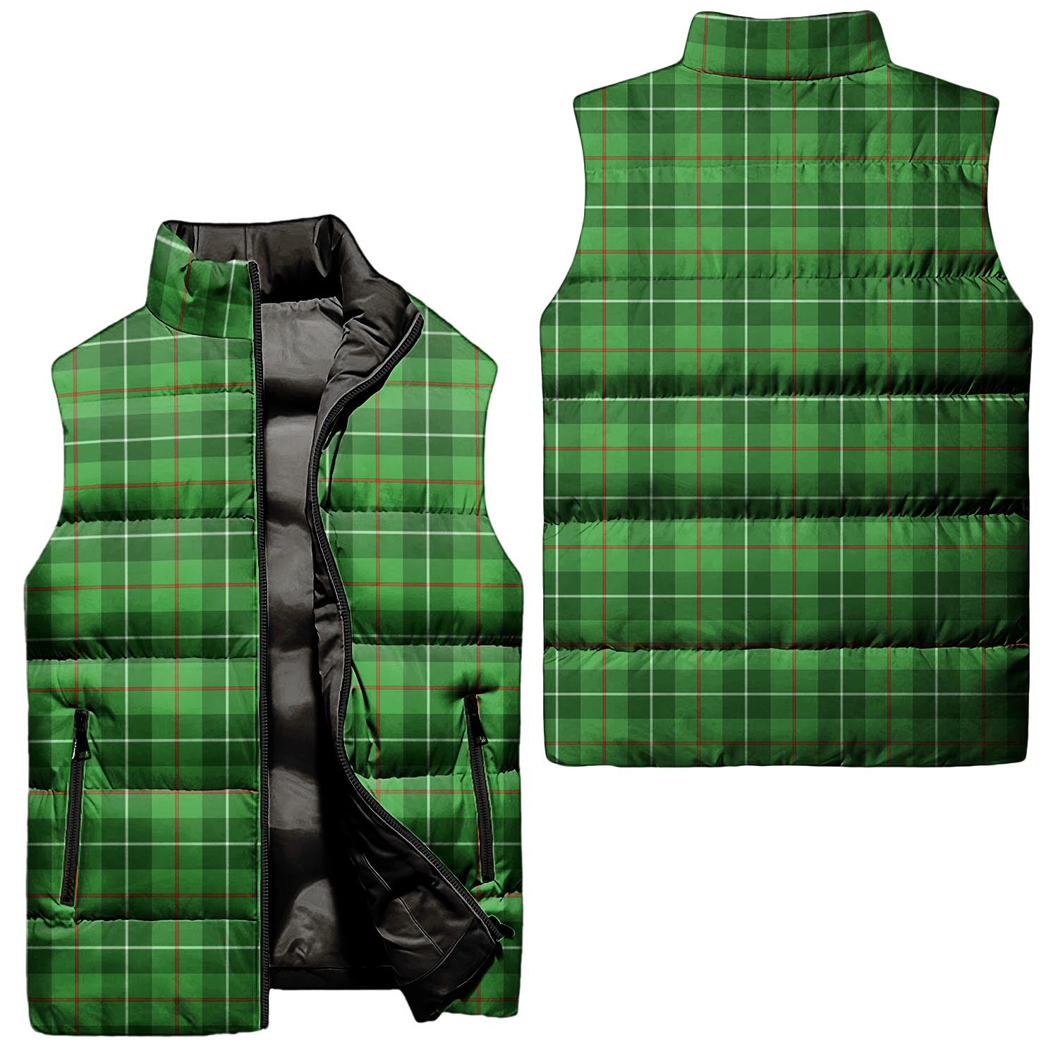 Galloway Tartan Sleeveless Puffer Jacket Unisex - Tartanvibesclothing