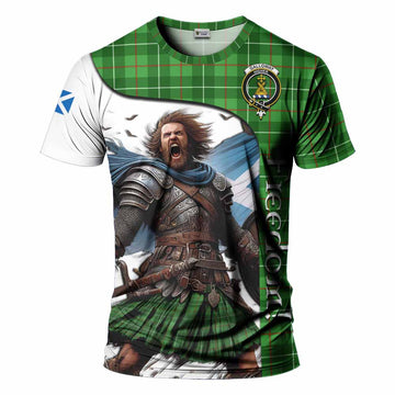 Galloway Crest Tartan T-Shirt Inspired by the Freedom of Scottish Warrior