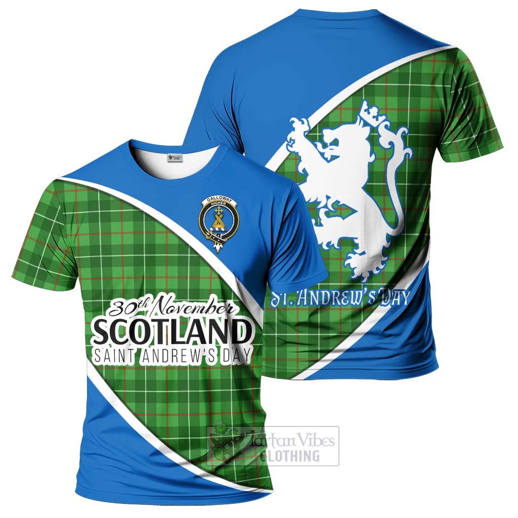 Tartan Vibes Clothing Galloway Family Crest Tartan T-Shirt Celebrate Saint Andrew's Day in Style