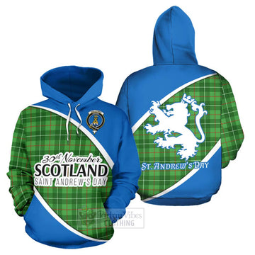 Galloway Family Crest Tartan Hoodie Celebrate Saint Andrew's Day in Style