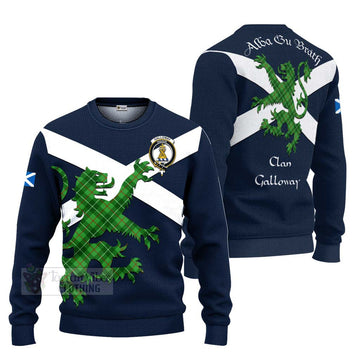 Galloway Tartan Lion Rampant Ugly Sweater Proudly Display Your Heritage with Alba Gu Brath and Clan Name