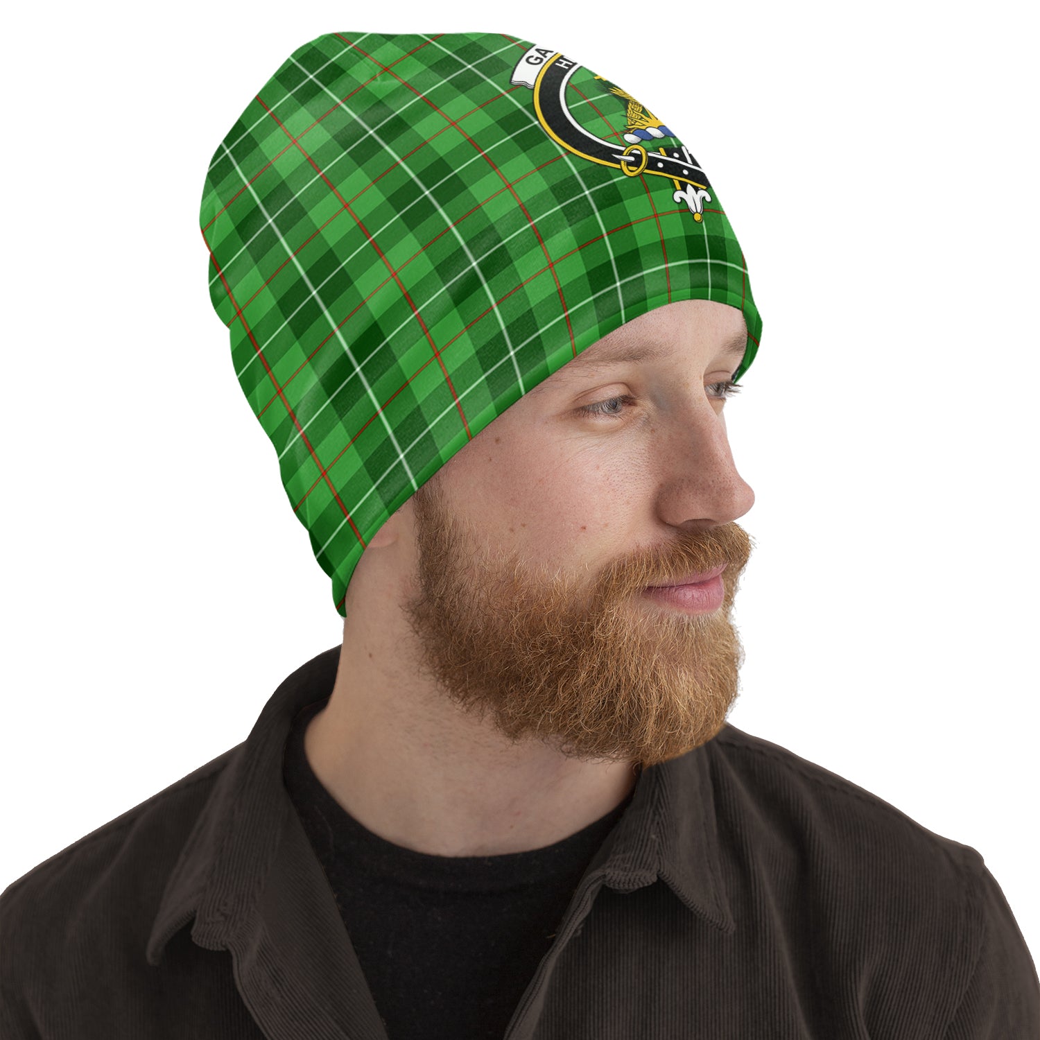 galloway-tartan-beanies-hat-with-family-crest