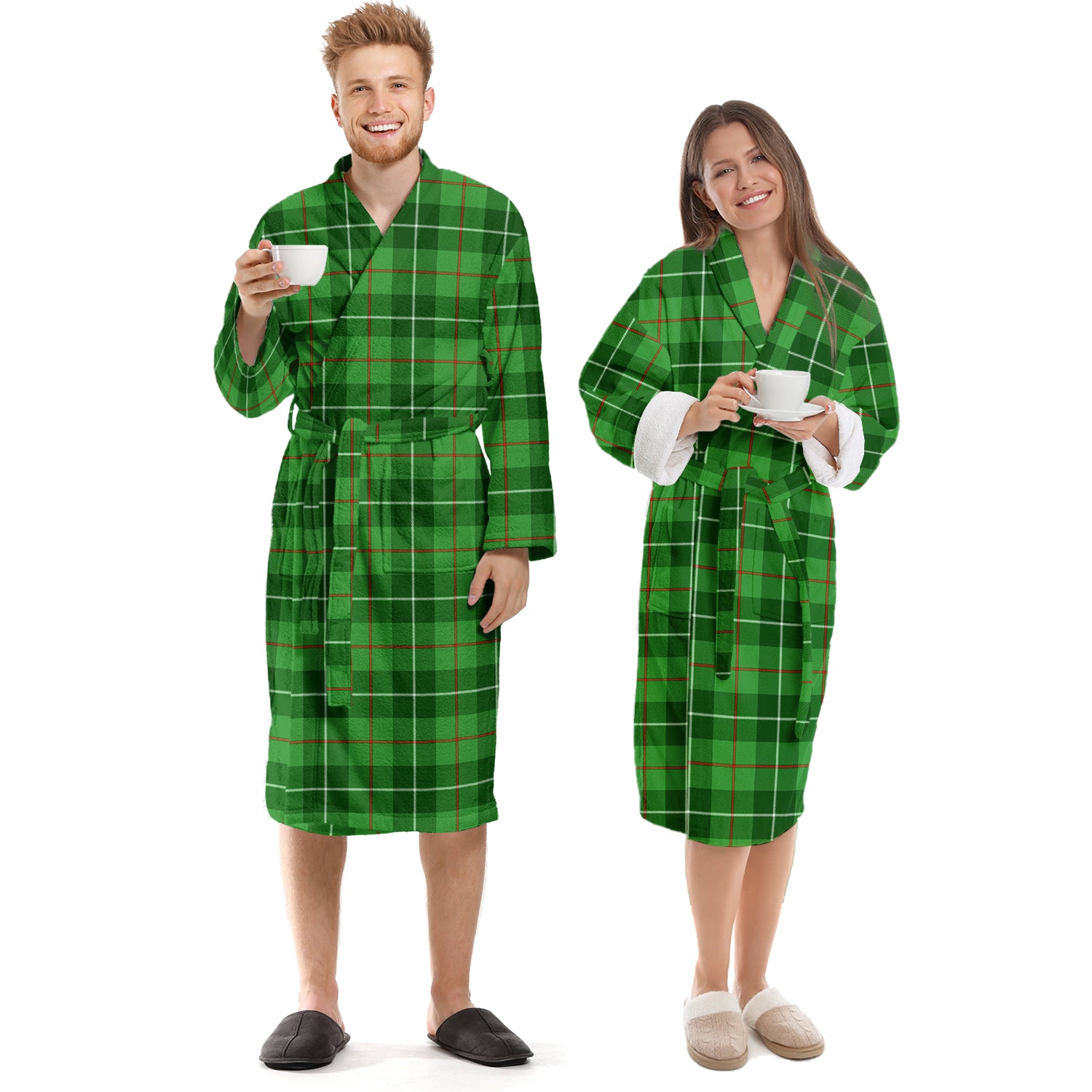 Galloway Tartan Bathrobe Unisex S - Tartan Vibes Clothing