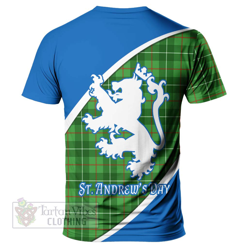 Tartan Vibes Clothing Galloway Family Crest Tartan T-Shirt Celebrate Saint Andrew's Day in Style