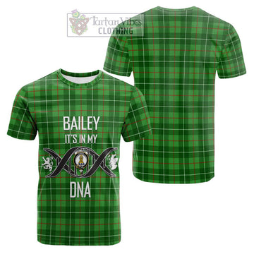 Galloway Tartan Cotton T-shirt with Family Crest DNA In Me Style