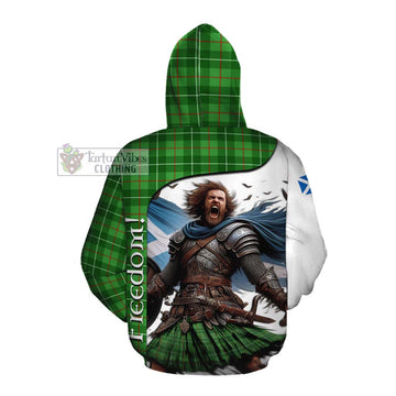 Galloway Crest Tartan Cotton Hoodie Inspired by the Freedom of Scottish Warrior Pullover Hoodie - Tartan Vibes Clothing