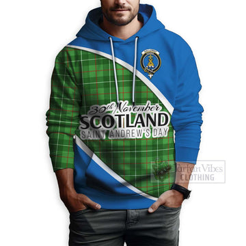 Galloway Family Crest Tartan Hoodie Celebrate Saint Andrew's Day in Style