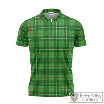 Galloway Tartan Zipper Polo Shirt