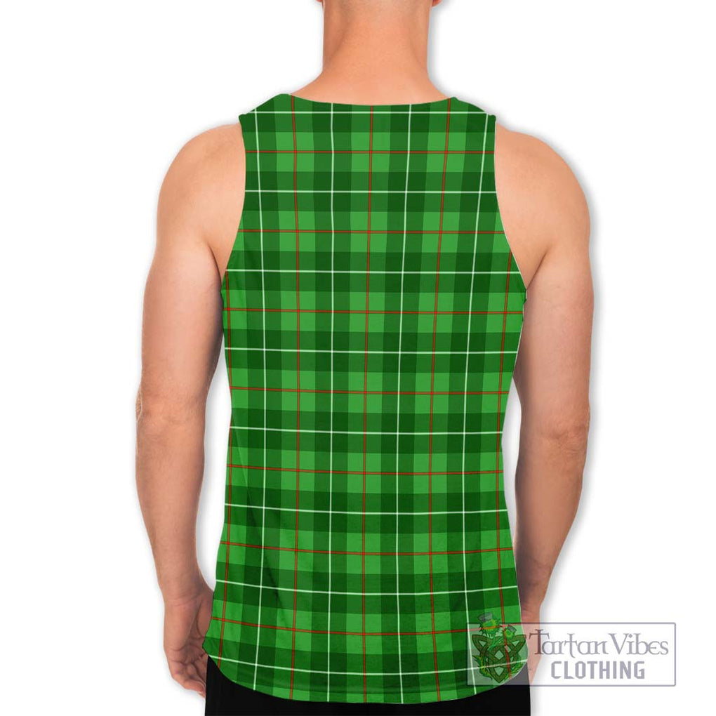 Galloway Tartan Men's Tank Top with Family Crest DNA In Me Style - Tartanvibesclothing Shop