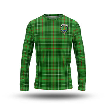 Galloway Tartan Long Sleeve T-Shirt with Family Crest