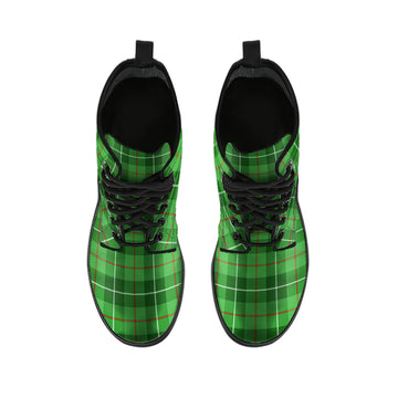 Galloway Tartan Leather Boots