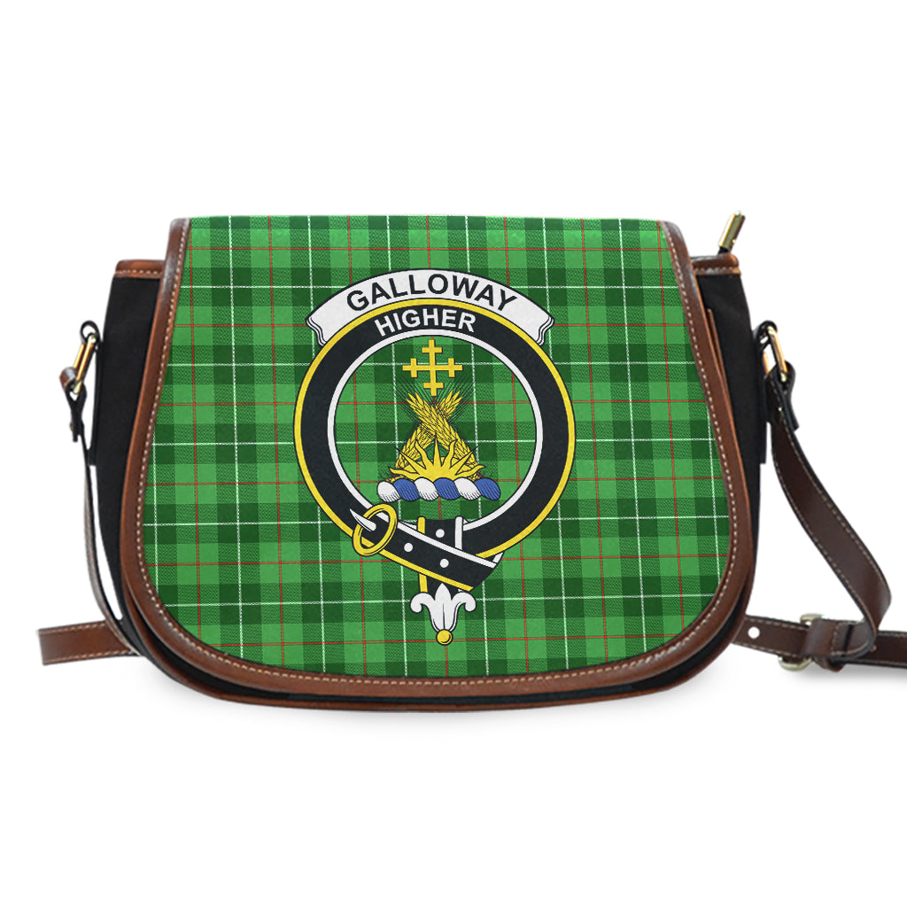 galloway-tartan-saddle-bag-with-family-crest