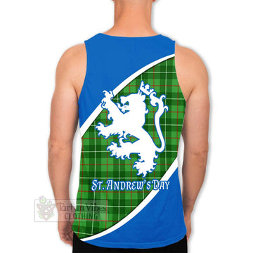 Galloway Family Crest Tartan Men's Tank Top Celebrate Saint Andrew's Day in Style