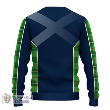 Galloway Tartan Ugly Sweater with Family Crest and Lion Rampant Vibes Sport Style