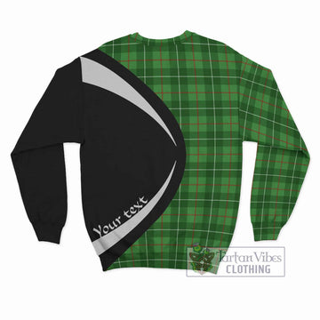 Galloway Tartan Sweatshirt with Family Crest Circle Style