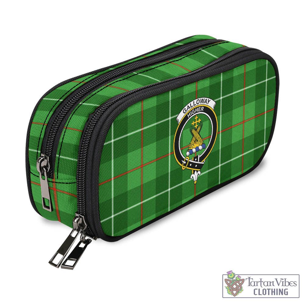 Tartan Vibes Clothing Galloway Tartan Pen and Pencil Case with Family Crest