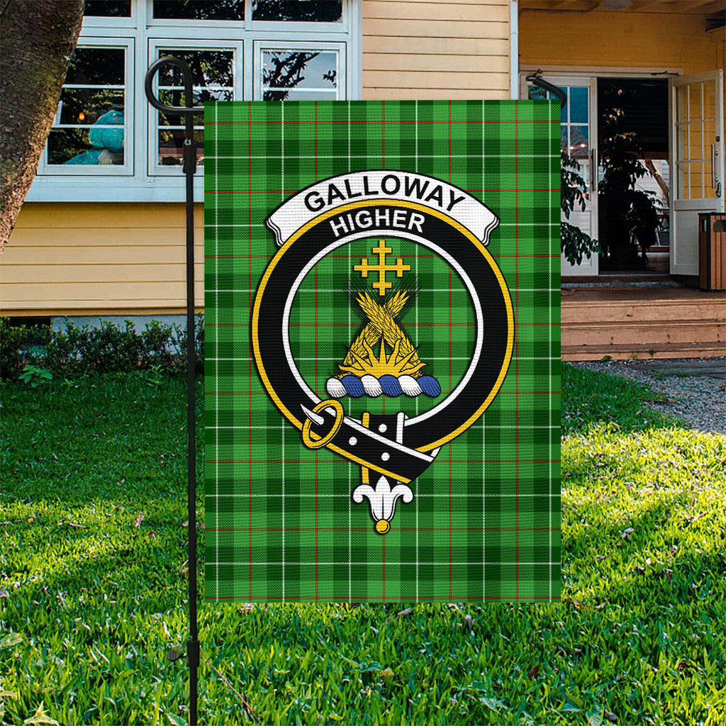 Galloway Tartan Flag with Family Crest - Tartan Vibes Clothing