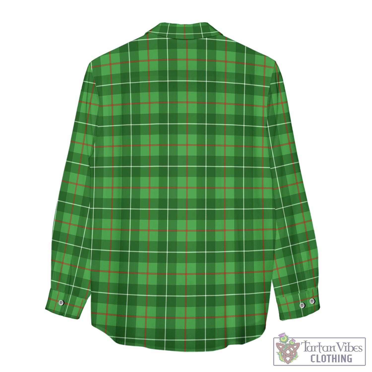 Tartan Vibes Clothing Galloway Tartan Womens Casual Shirt with Family Crest