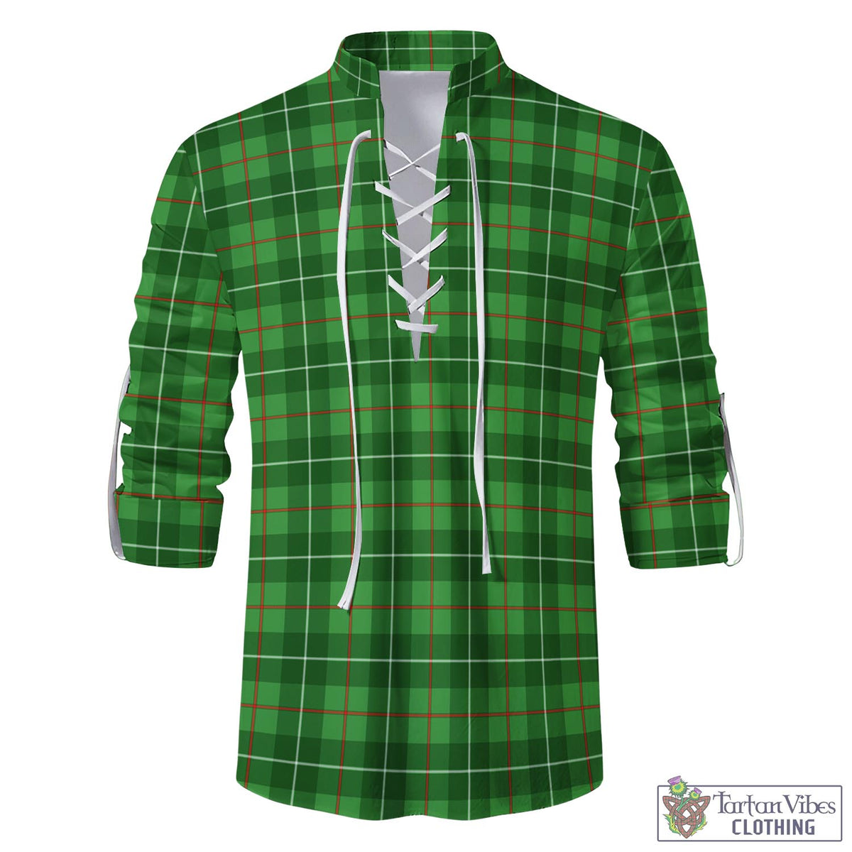Galloway Tartan Men's Scottish Traditional Jacobite Ghillie Kilt Shirt - Tartan Vibes Clothing