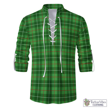 Galloway Tartan Men's Scottish Traditional Jacobite Ghillie Kilt Shirt