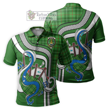 Galloway Tartan Polo Shirt with Epic Bagpipe Style